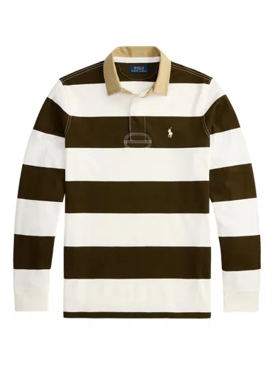 POLO RALPH LAUREN STRIPED-PATTERN POLO SHIRT