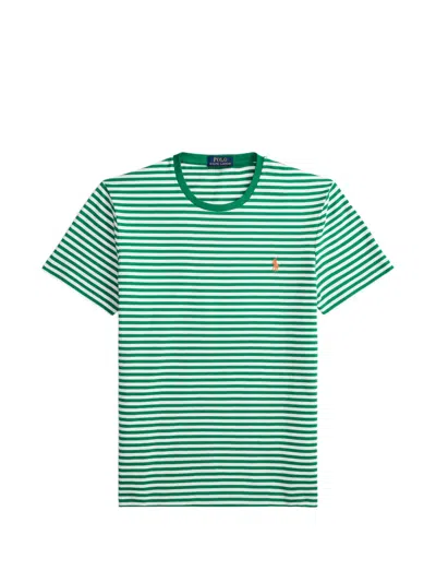 Polo Ralph Lauren Striped-pattern T-shirt In Multi
