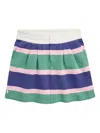 Polo Ralph Lauren Ralph Lauren Striped Cotton Terry Rugby Skirt In Multi