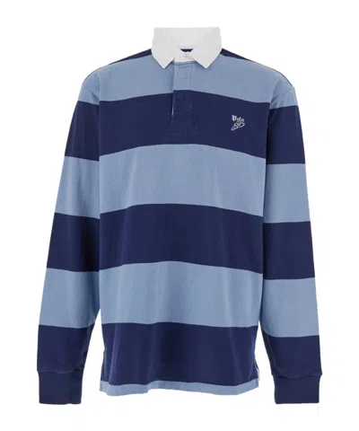 POLO RALPH LAUREN POLO RALPH LAUREN LONG-SLEEVED STRIPED POLO SHIRT