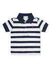 Polo Ralph Lauren Striped Polo Shirt In Blue