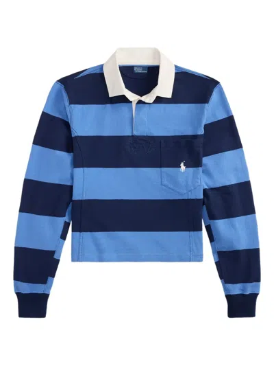 Polo Ralph Lauren ストライプ ポロシャツ In Blue