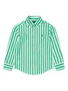Polo Ralph Lauren Big Boys Gingham Cotton Poplin Shirt In Green