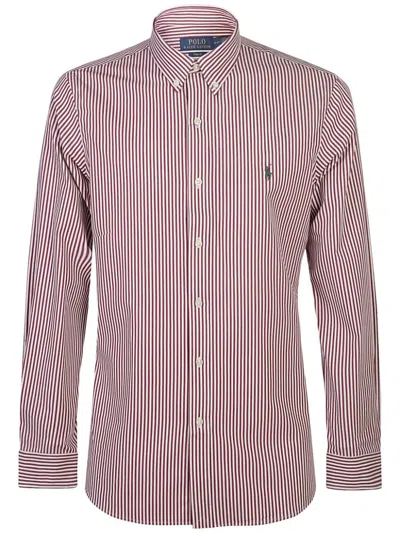 Polo Ralph Lauren Striped Long In Purple