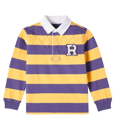 Polo Ralph Lauren Kids' Striped Quilted Cotton Polo Sweater