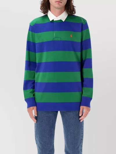 POLO RALPH LAUREN STRIPED RUGBY POLO LONG SLEEVES