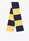 Polo Ralph Lauren Striped Rugby Wool Scarf In Multicolor