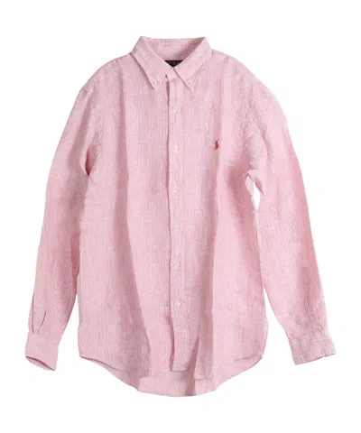 Polo Ralph Lauren Striped Shirt In Pink