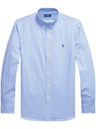 Polo Ralph Lauren Striped Shirt In Blue