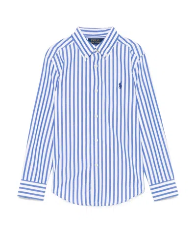Polo Ralph Lauren Kids' Striped Shirt In White