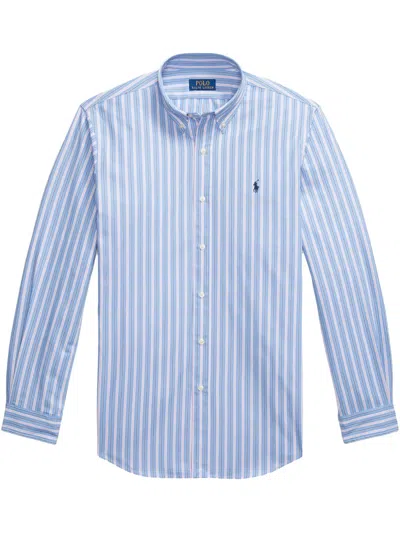 Polo Ralph Lauren Striped Shirt In Blue