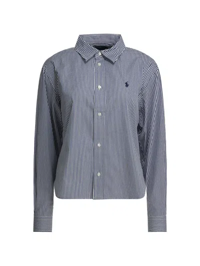 Polo Ralph Lauren Striped Shirt In Blue