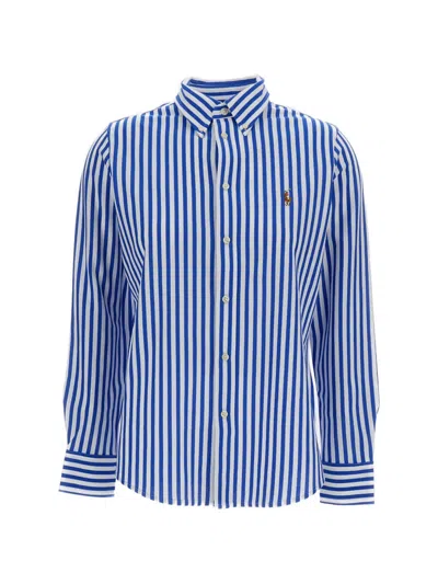 Polo Ralph Lauren Striped Shirt In Blue