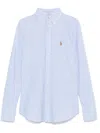 Polo Ralph Lauren Ls Str Heidi Long Sleeves Knit Shirt In Blue