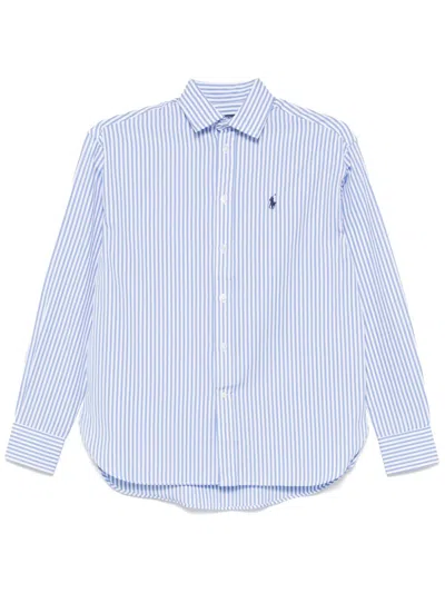 Polo Ralph Lauren Striped Shirt In Blue