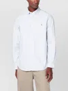 Polo Ralph Lauren Striped Shirt Custom Fit Collar In White