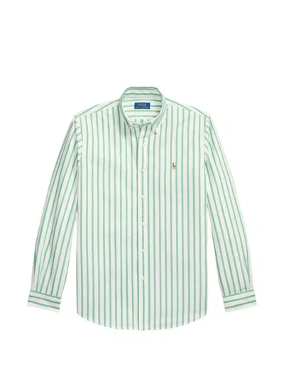 Polo Ralph Lauren Woven-sport Shirt-shirt In Green