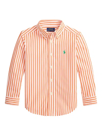 Polo Ralph Lauren Kids' Striped Shirt In White