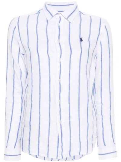 Polo Ralph Lauren Striped Shirt In White