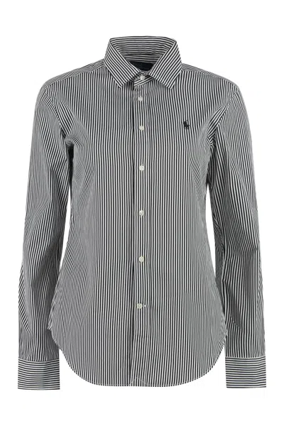 Polo Ralph Lauren Striped Cotton Shirt In Multicolor
