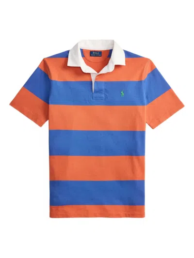 Polo Ralph Lauren Striped Short-sleeve Polo Shirt In Multi