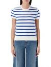 Polo Ralph Lauren Striped Short Sleeve Crew Neck Knit