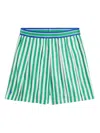 Polo Ralph Lauren Striped Shorts In Green