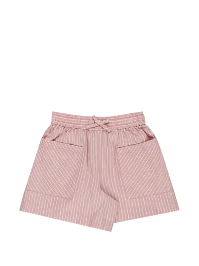 Polo Ralph Lauren Kids' Striped Shorts In Brown
