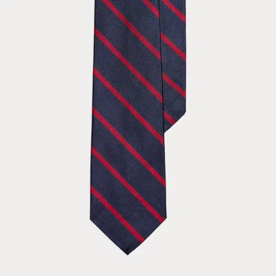 Polo Ralph Lauren Striped Silk Repp Narrow Tie In Multi