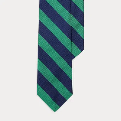 Polo Ralph Lauren Striped Silk Repp Narrow Tie In Multi