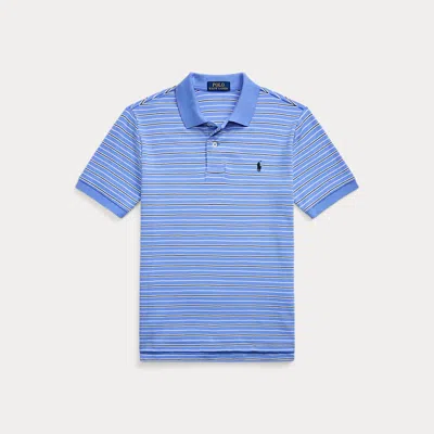 POLO RALPH LAUREN STRIPED SOFT COTTON POLO SHIRT