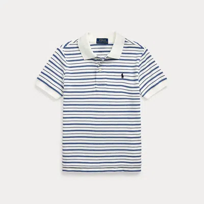 POLO RALPH LAUREN STRIPED SOFT COTTON POLO SHIRT