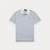 Polo Ralph Lauren Kids' Striped Soft Cotton Polo Shirt In White Multi