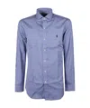 Polo Ralph Lauren Striped Sport Shirt In Blue