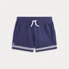 Polo Ralph Lauren Striped Stretch Mesh Short In Boathouse Navy W/ White