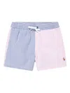 Polo Ralph Lauren Striped Swim Shorts In Pink