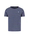 Polo Ralph Lauren Cotton Stripe Polo Pony Slim T-shirt In Multi
