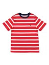 Polo Ralph Lauren Striped T-shirt In Rot