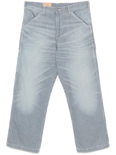 Polo Ralph Lauren Striped Trousers In Blue