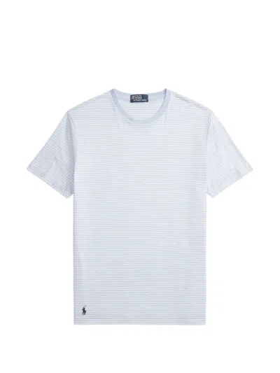 Polo Ralph Lauren Striped T-shirt In Blue