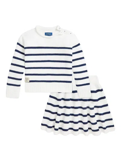 POLO RALPH LAUREN STRIPED TWO-PIECE SET