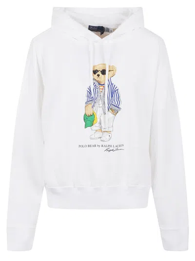 POLO RALPH LAUREN STRPE BR HD-LONG SLEEVE-SWEATSHIRT