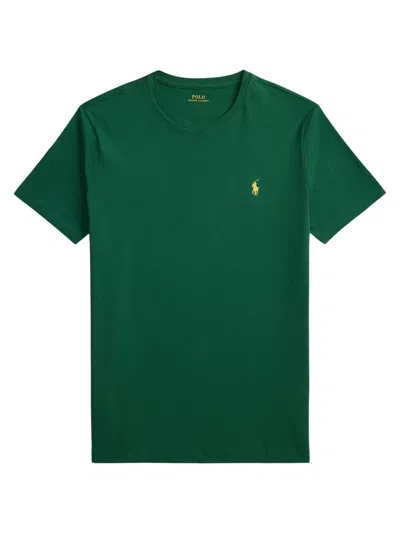 Polo Ralph Lauren Stylish Cotton Short Sleeve Polo For Men In Verde