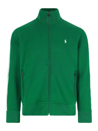 POLO RALPH LAUREN LOGO ZIP SWEATSHIRT