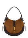 Polo Ralph Lauren Suede And Leather Shoulder Bag