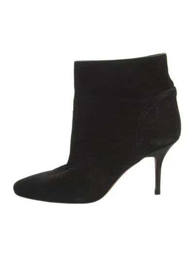 Pre-owned Polo Ralph Lauren Suede Boots In Black
