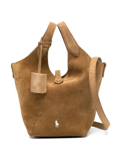 Polo Ralph Lauren Suede Bucket Bag