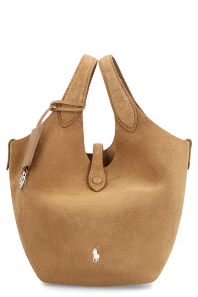 Polo Ralph Lauren Suede Bucket Bag