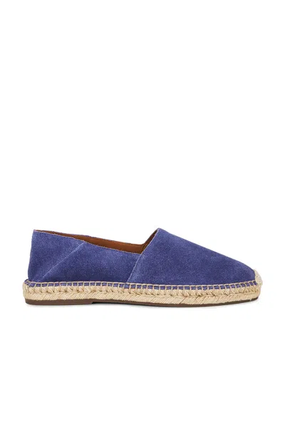 Polo Ralph Lauren Cevio Suede Espadrilles Light Navy In Blue