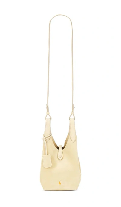 Polo Ralph Lauren Suede Crossbody Bag In Brown